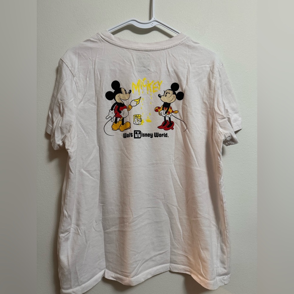 Vans Disney Exclusive White Tee‎ with Minnie & Mickey Graphic - Size XXL - Picture 5 of 6
